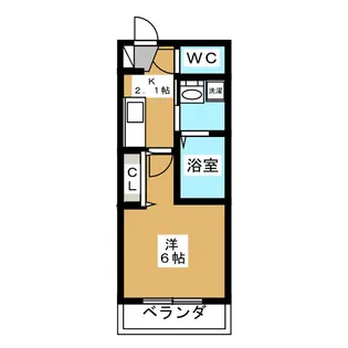 ラピスブラン【2階】の間取り