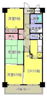 コリーヌ梶ヶ谷【2階】の間取り