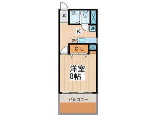 栄マンション【1階】の間取り