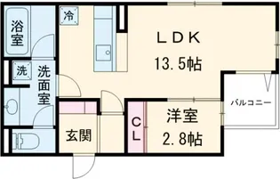 Asset-Court富士見台【3階】の間取り