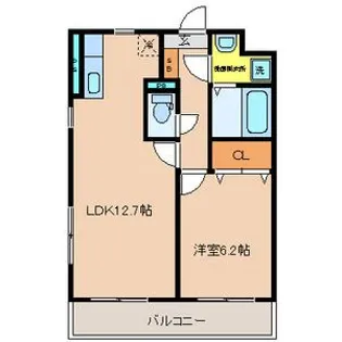 モアクルーズ【2階】の間取り