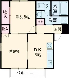 マウントパルス【1階】の間取り