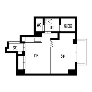 桑園スクエアII【8階】の間取り
