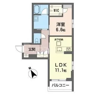 リラフォート明原【1階】の間取り