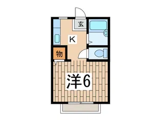 メゾン白馬【2階】の間取り