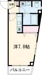 Wise Next 北千住【2階】の間取り