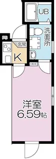 enn江北【2階】の間取り