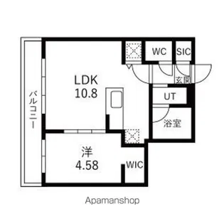 仮)平岸4ー9MS A棟【2階】の間取り