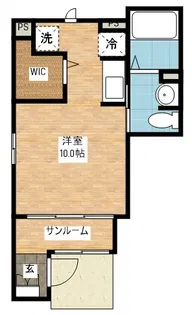 シーサイド タカシマII【1階】の間取り