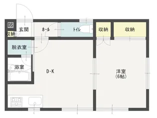 リバーハイツ小牧【1階】の間取り