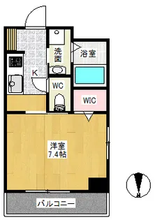愛知県名古屋市中区新栄3【マンション】の間取り