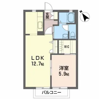 ラ・フィオーレ泉【2階】の間取り