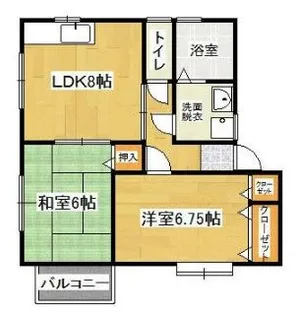 クリビエ【2階】の間取り