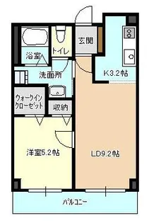 ウエルス細江【4階】の間取り