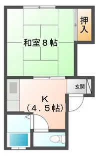 サムハウス【2階】の間取り