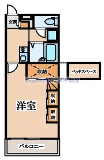 レオパレスIB【3階】の間取り
