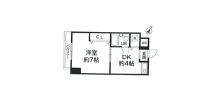 ヴェルドール兵庫II【3階】の間取り