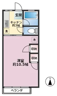 北浦和ハウス【2階】の間取り