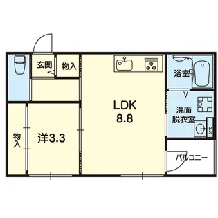 ステラ大津駅southII【1階】の間取り