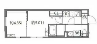 ルオーレ上北沢駅前【1階】の間取り
