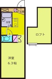 リボンA【1階】の間取り