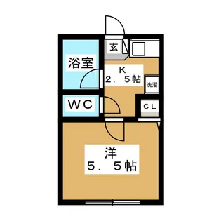 サンヒルズ青山【1階】の間取り