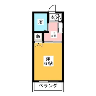 カーサ・ソシアルA棟【2階】の間取り