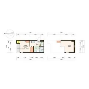 ハーモニーテラス旭ヶ丘VII【1階】の間取り