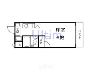 シフォン神泉苑【2階】の間取り