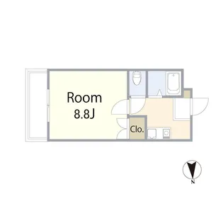 GRC opus beppu【1階】の間取り