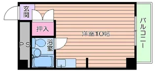 Collection中崎II(旧グレイスフル中崎II)【9階】の間取り