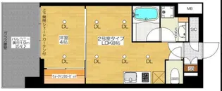 大阪府大阪市北区豊崎6【マンション】の間取り