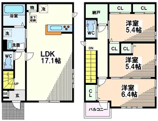 東京都国分寺市光町2【一戸建】の間取り