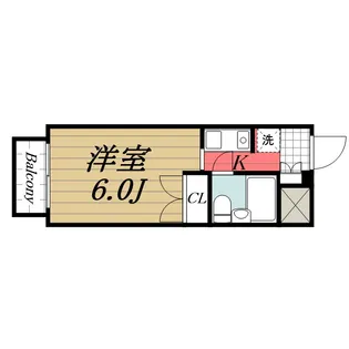 千葉県市原市五井東3【マンション】の間取り