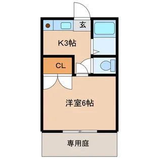 シラユリハウス【1階】の間取り