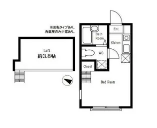 ハーミットクラブハウス月見台【1階】の間取り