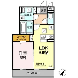 PRESTIGEA72 A棟【3階】の間取り