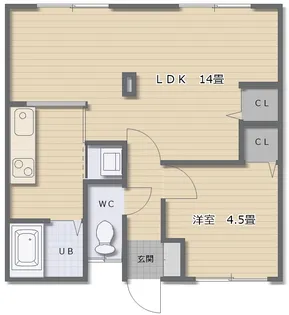 泉マンション【2階】の間取り