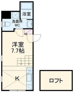 アップルスクエア【1階】の間取り