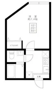 ブルームテラス【2階】の間取り