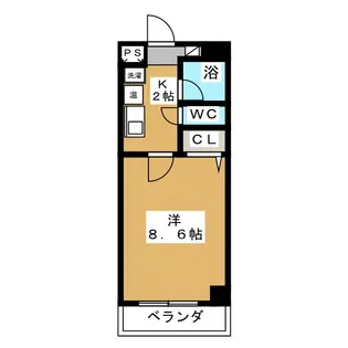 サンモール名駅【7階】の間取り