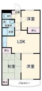 エスポワールNOA【1階】の間取り