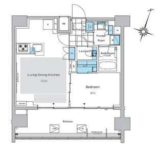 ルフォンプログレ神田プレミア【11階】の間取り