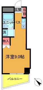 フラットMK【4階】の間取り