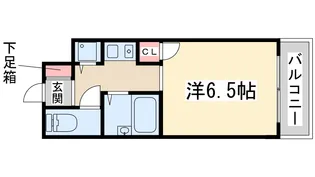 シティライフプレサンス新大阪【6階】の間取り