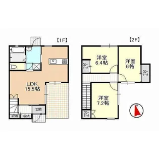 静岡県浜松市中央区下池川町【一戸建】の間取り