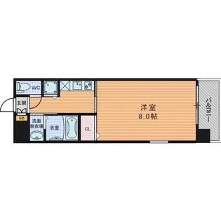 オリエンタル靱本町【6階】の間取り