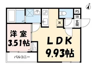 埼玉県さいたま市北区植竹町1【アパート】の間取り