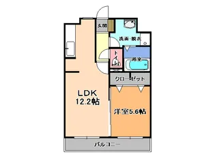 フォレストステージII【3階】の間取り