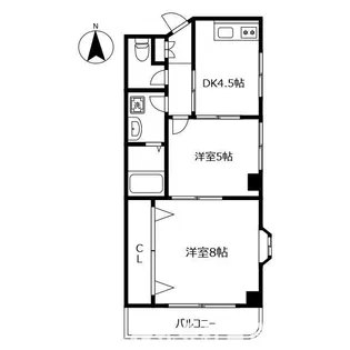 メゾンアトラス【4階】の間取り
